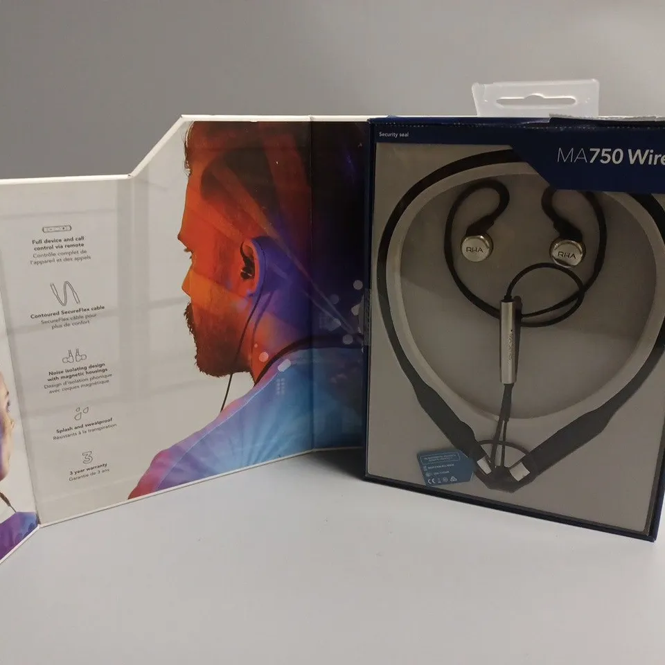 BOXED RHA MA750 WIRELESS EARBUDS