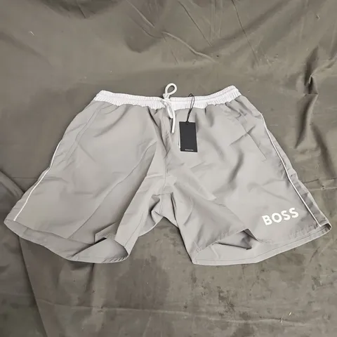 BOSS BEACH STARFISH SHORTS IN GREY SIZE L