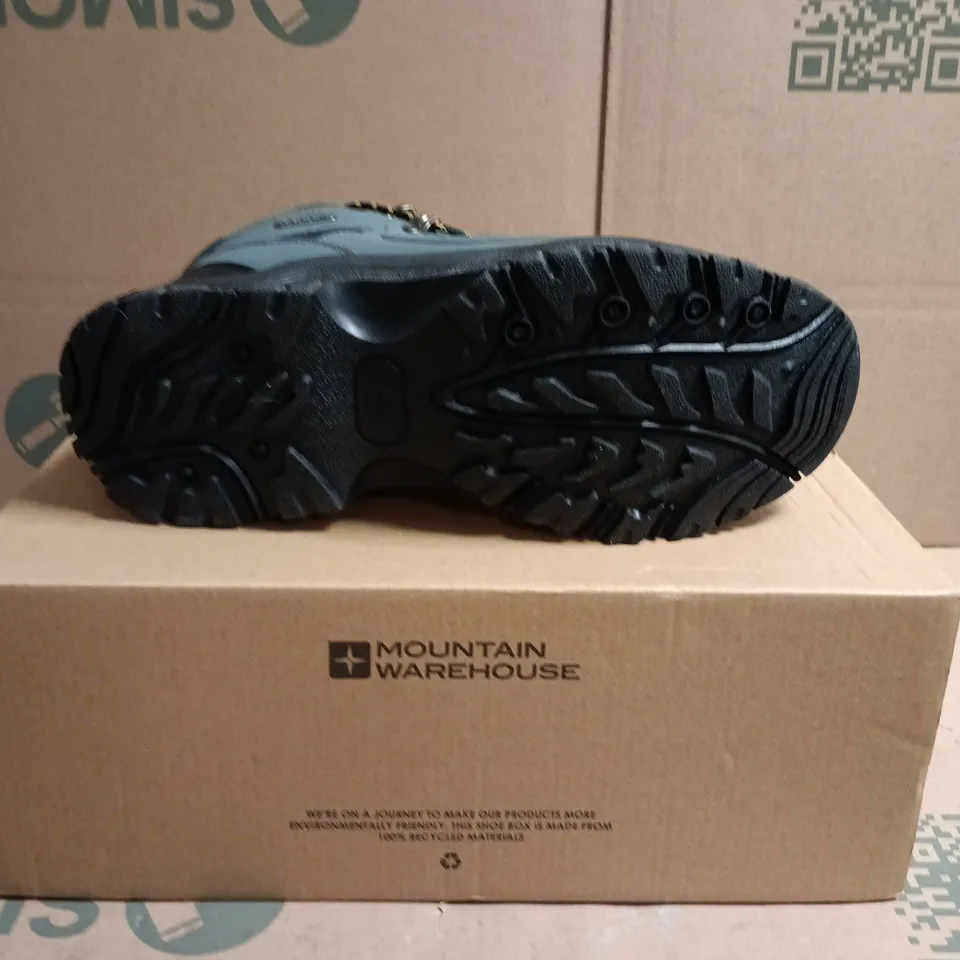 MOUNTAIN WAREHOUSE HIKING BOOTS - TEAL/BLUE, UK9 (US10, EU43)