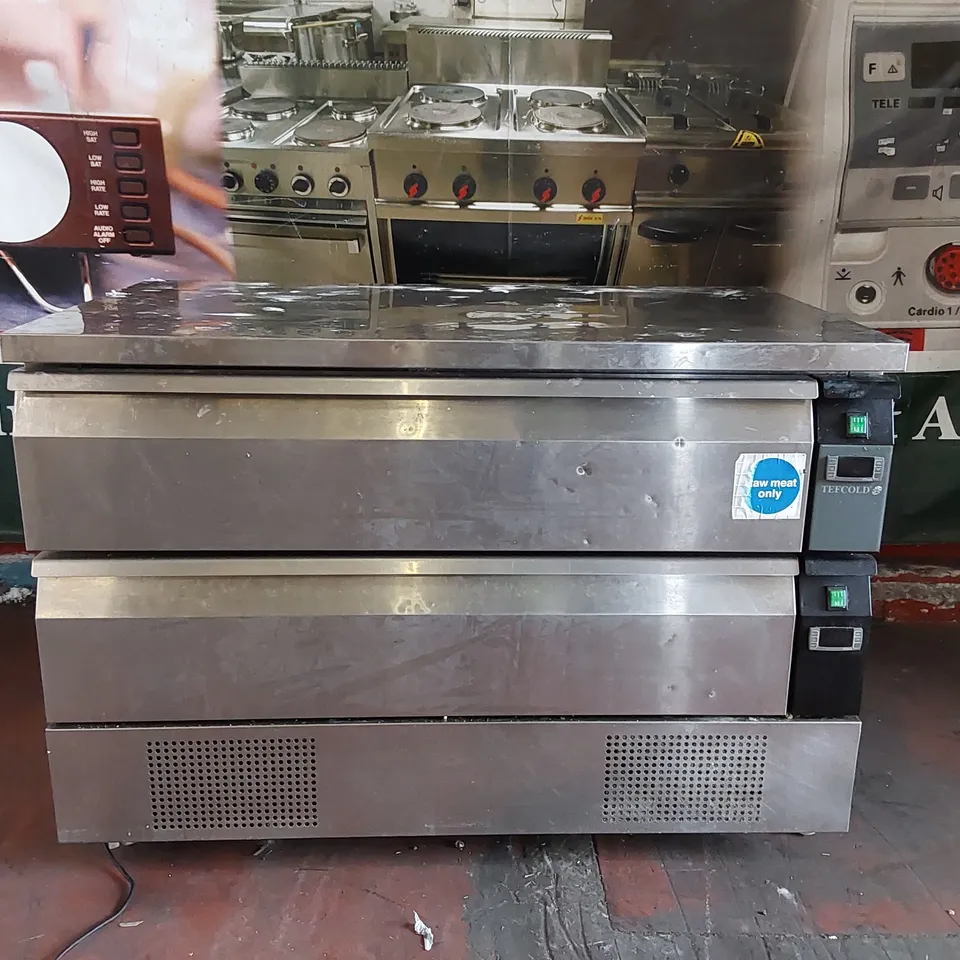 TEFCOLD UD2-3 UNI-DRAWER 2 RANGE DUAL TEMPERATURE GASTRONORM COUNTER