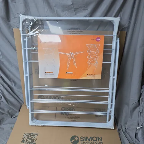 HH HOME HUT INDOOR CLOTHES AIRER - 4 TIER FOLDING LAUNDRY MAIDEN RACK