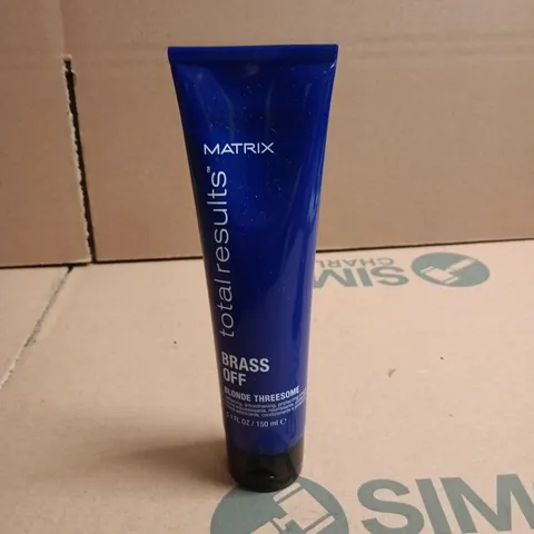 BOX OF APPROXIMATELY 24 TUBES OF MATRIX BRASS OFF PROTECTING CREAMS 150ML PER TUBE