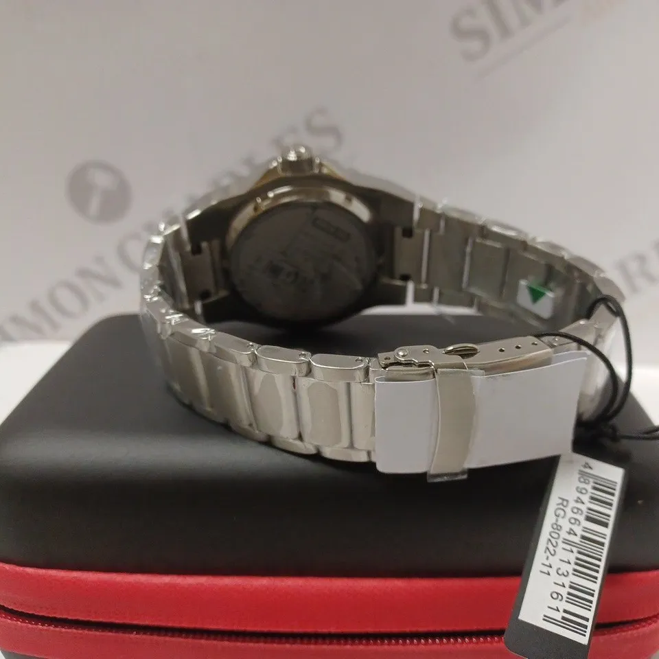 RGMT AUTOMATIC SILVER BRACELET STRAP WRISTWATCH
