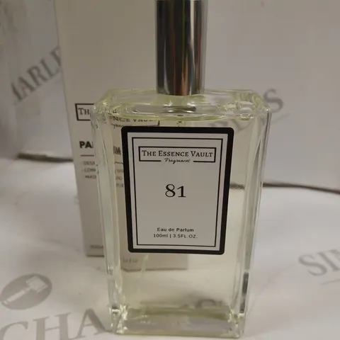 BOXED THE ESSENCE VAULT FRAGRANCES PARFUM NO 81 100ML