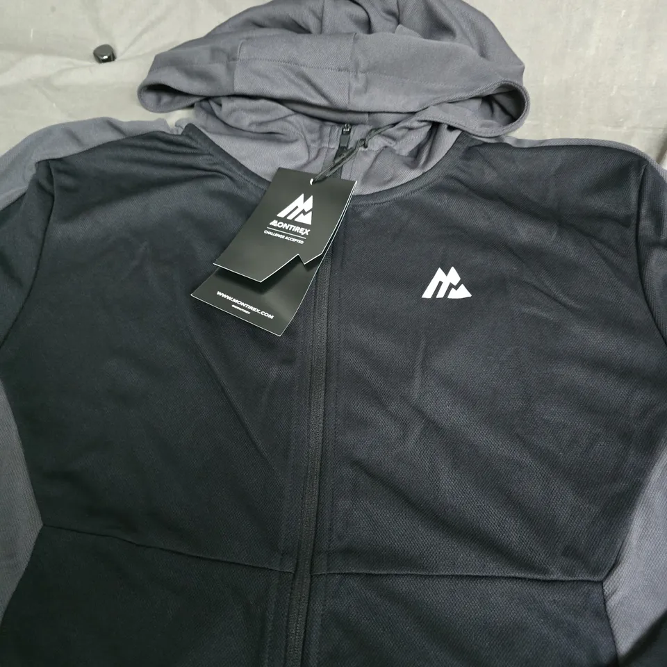 MONTIREX B PACE 2.0 TRACKSUIT JACKET – BLACK/ASPHALT, UK XL - KIDS