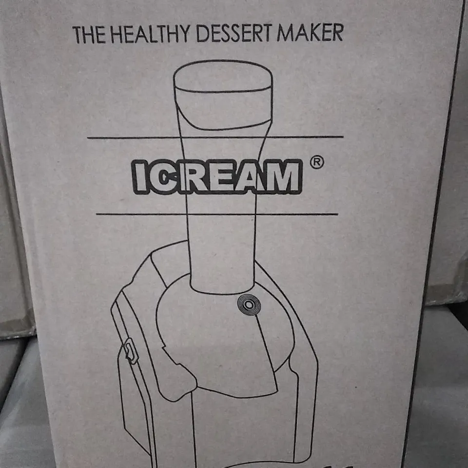 BOXED ICREAM HEALTHY DESSERT MAKER 