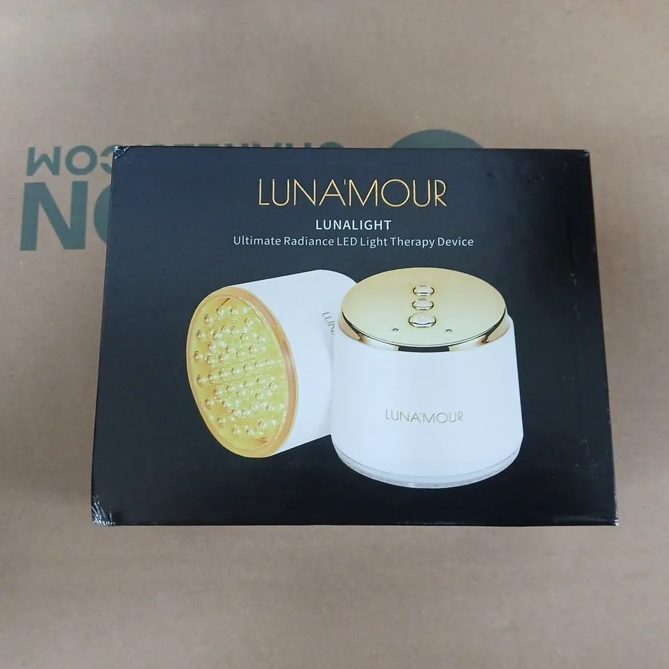 LUNAMOUR LUNALIGHT LED LIGHT THERAPY DEVICE – BOXED
