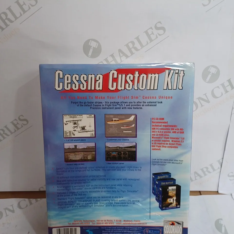 CESSNA CUSTOM KIT ALL YOU NEED TO MAKE YOUR FLIGHT SIM CESSNA UNIQUE 