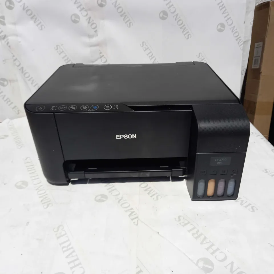EPSON ECOTANK ET-2710 PRINT/SCAN/COPY WI-FI, CARTRIDGE FREE INK TANK PRINTER, BLACK