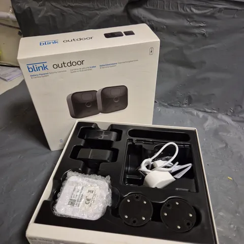 BOXED BLINK OUTDOOR SECURITY CAMERA 