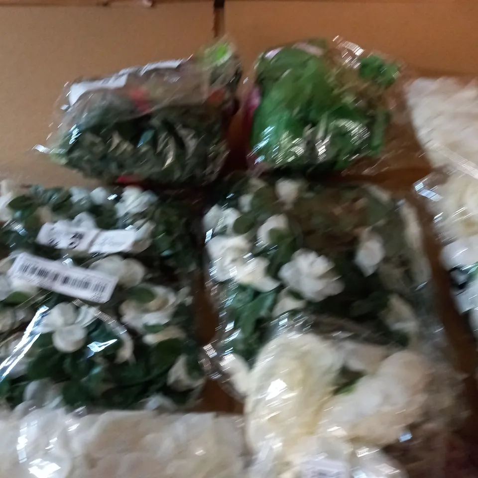 LOT OF ASSORTED ARTIFICIAL FLOWERS