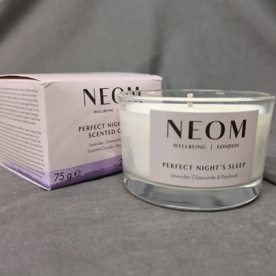 NEOM PERFECT NIGHT'S SLEEP SCENTED CANDLE - LAVENDER, CHAMOMILE & PATCHOULI