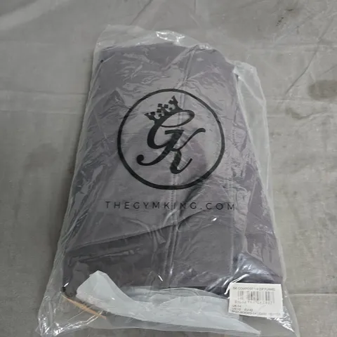 GYM KING COMPOSE 1/4 ZIP FUNNEL TOP – DARK PEWTER, UK 14