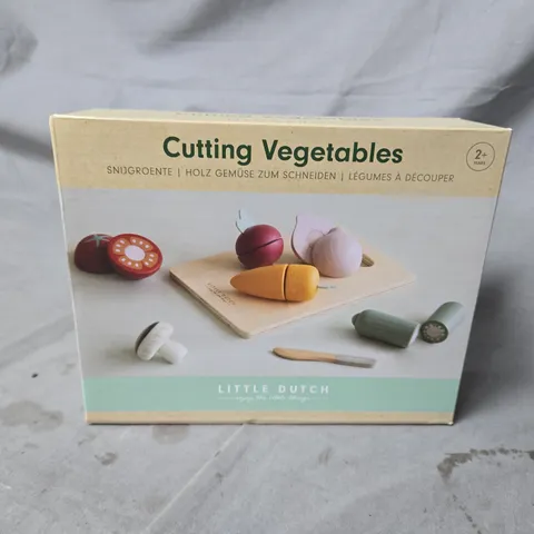 LITTLE DUTCH CUTTING VEGETABLES WOODEN PLAY SET