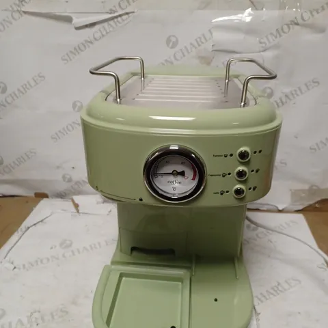 SWAN RETRO BLUE ESPRESSO COFFEE MACHINE