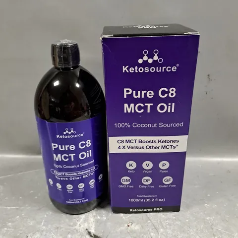 KETO SOURCE PURE C8 MCT OIL - 1L