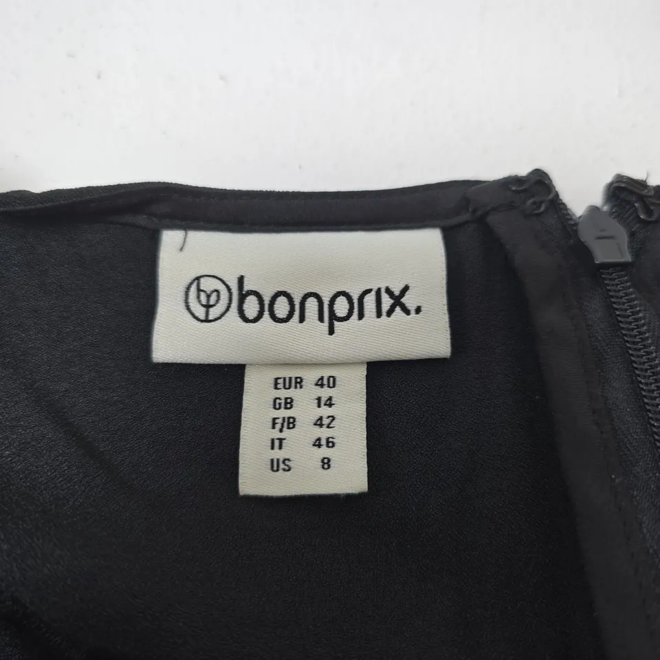 BONPRIX WOMEN'S BLACK DRESS – UK 14 (EUR 40)