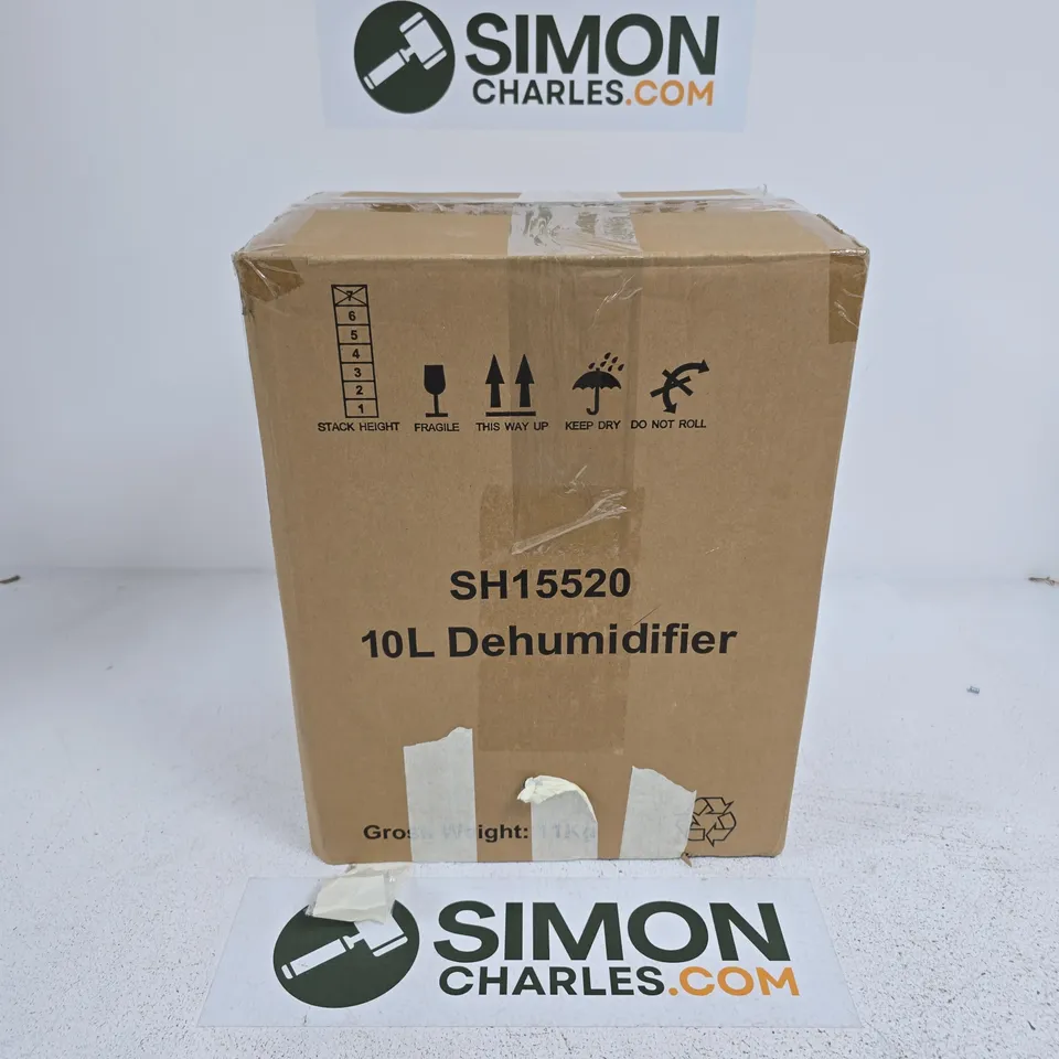 BOXED SWAN 10-LITRE DEHUMIDIFIER - WHITE