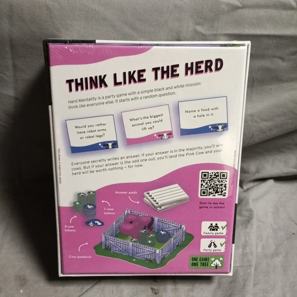 sealed Herd Mentality Party game for 4–20 players by Big Potato Games