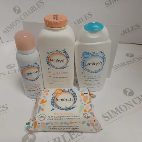 LOT OF 4 FEMFRESH HEAL CARE ITEMS