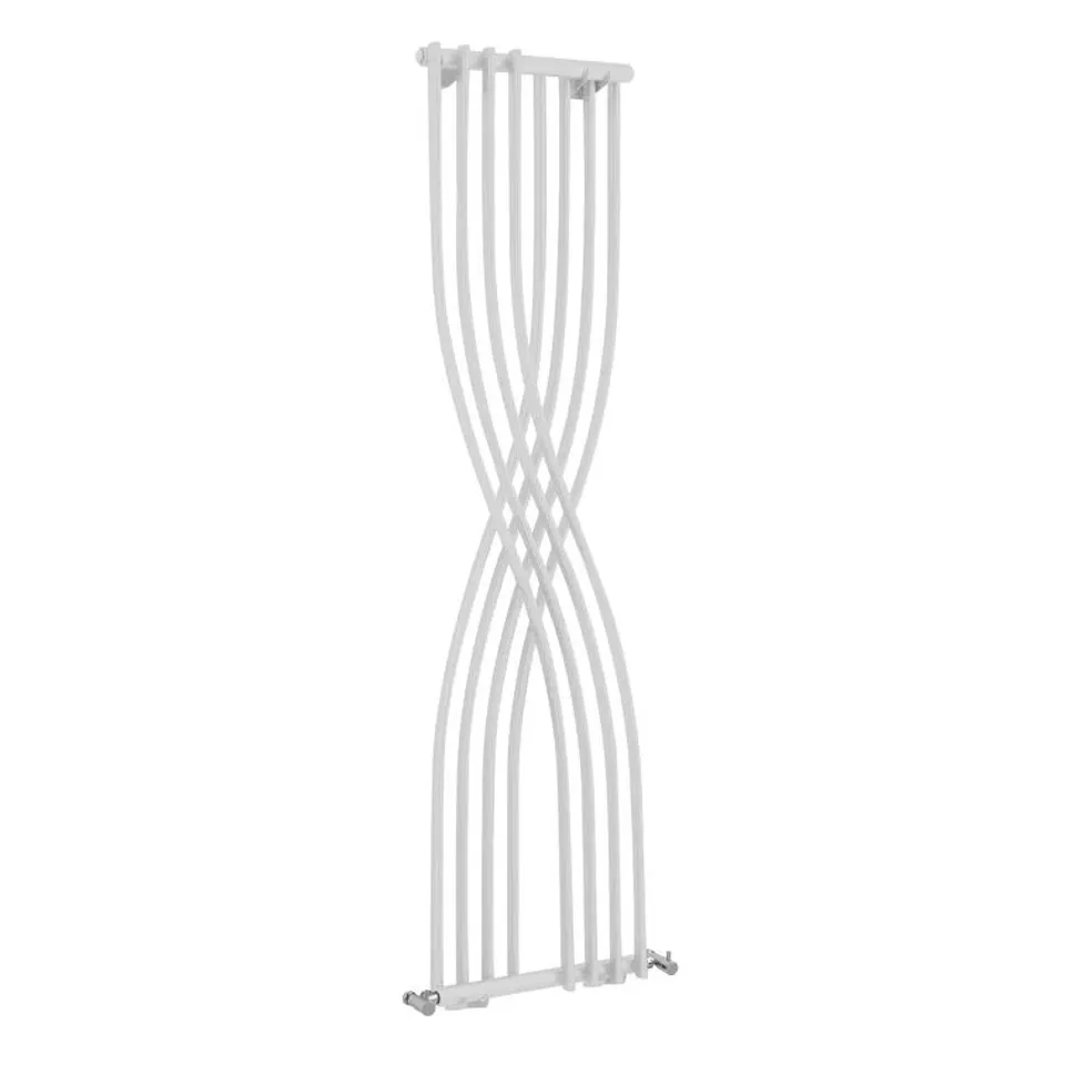 XCITE WHITE VERTICAL DESIGNER RADIATOR, SIZE UNSPECIFIED 