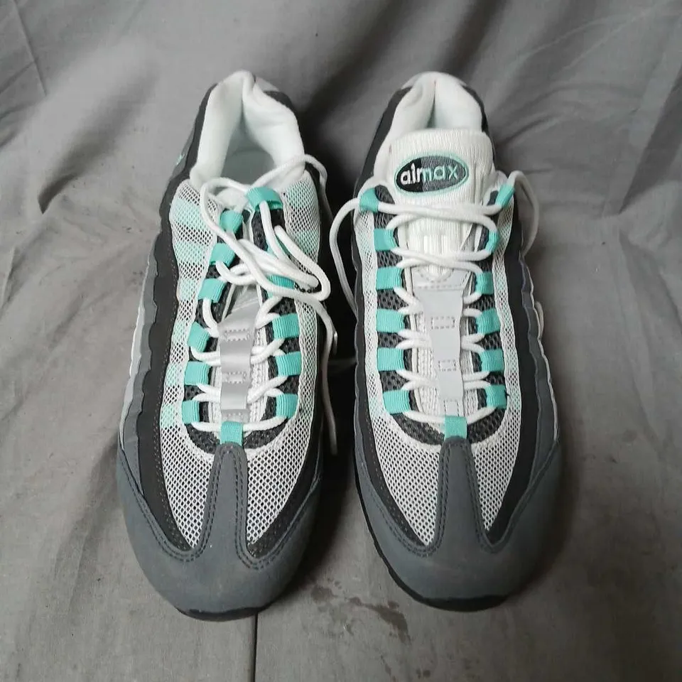 NIKE FV4710-100 MEN'S TRAINERS – UK 9 (US 10), GREY/TEAL MESH