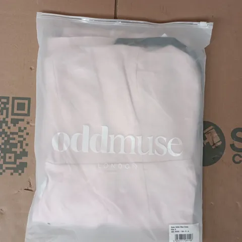 BAGGED ODDMUSE HALTER MAXI DRESS IN PINK SIZE SMALL