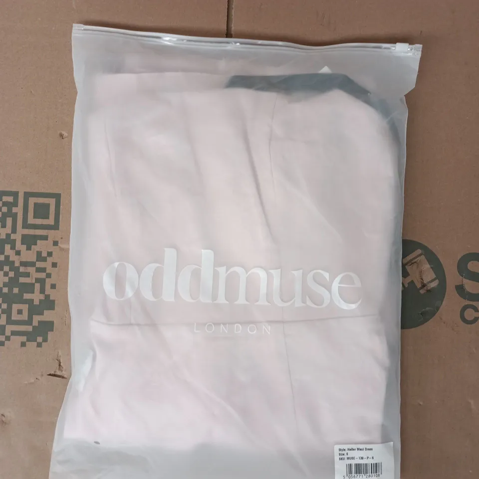 BAGGED ODDMUSE HALTER MAXI DRESS IN PINK SIZE SMALL