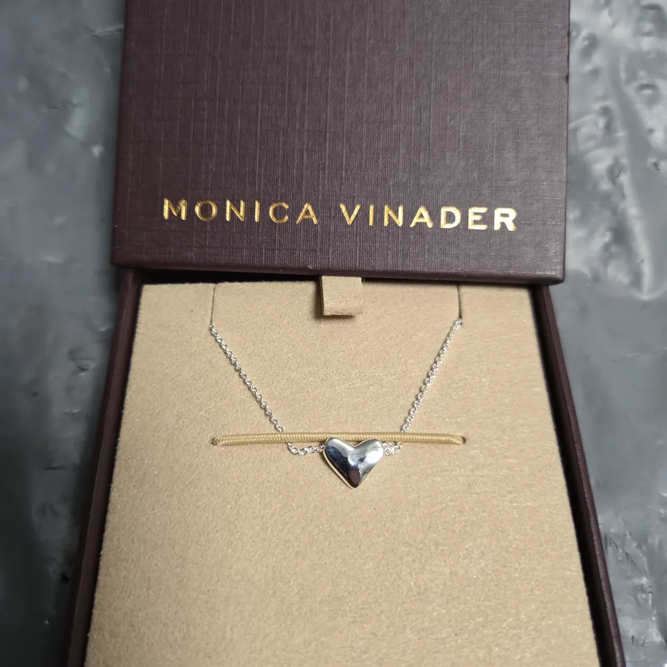 MONICA VINADER NECKLACE – HEART PENDANT ON CHAIN
