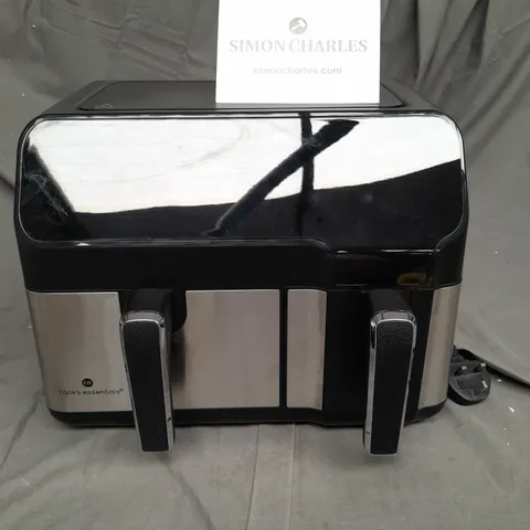 COOK'S ESSENTIALS 7.7L DUAL AIR FRYER