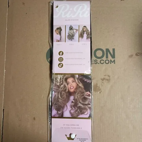 RIRI GLAM STATION 18" HAIR EXTENSION – CHOCOLATE BROWN NO.25