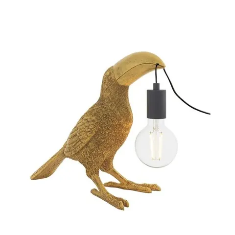 BOXED ENDON LIGHTING VINTAGE GOLD TOCO TOUCAN TABLE LIGHT