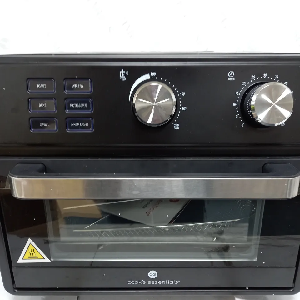 BOXED OUTLET COOK'S ESSENTIALS 21L AIRFRYER OVEN 