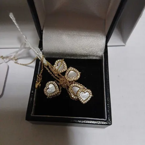 DIAMONIQUE 0.7CT TW HEART 45CM NECKLACE STERLING SILVER 