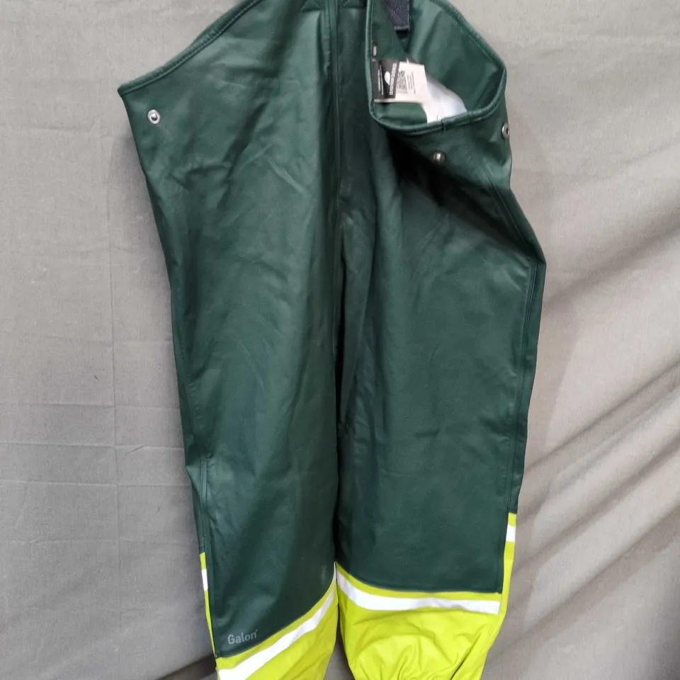 DIDRIKSONS KIDS WATERPROOF WADER TROUSERS IN GREEN - 120