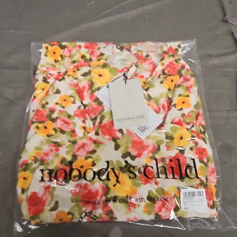 BAGGED NOBODYS CHILD RYE MIDI DRESS FRANNY FLORAL DRESS - SIZE 14