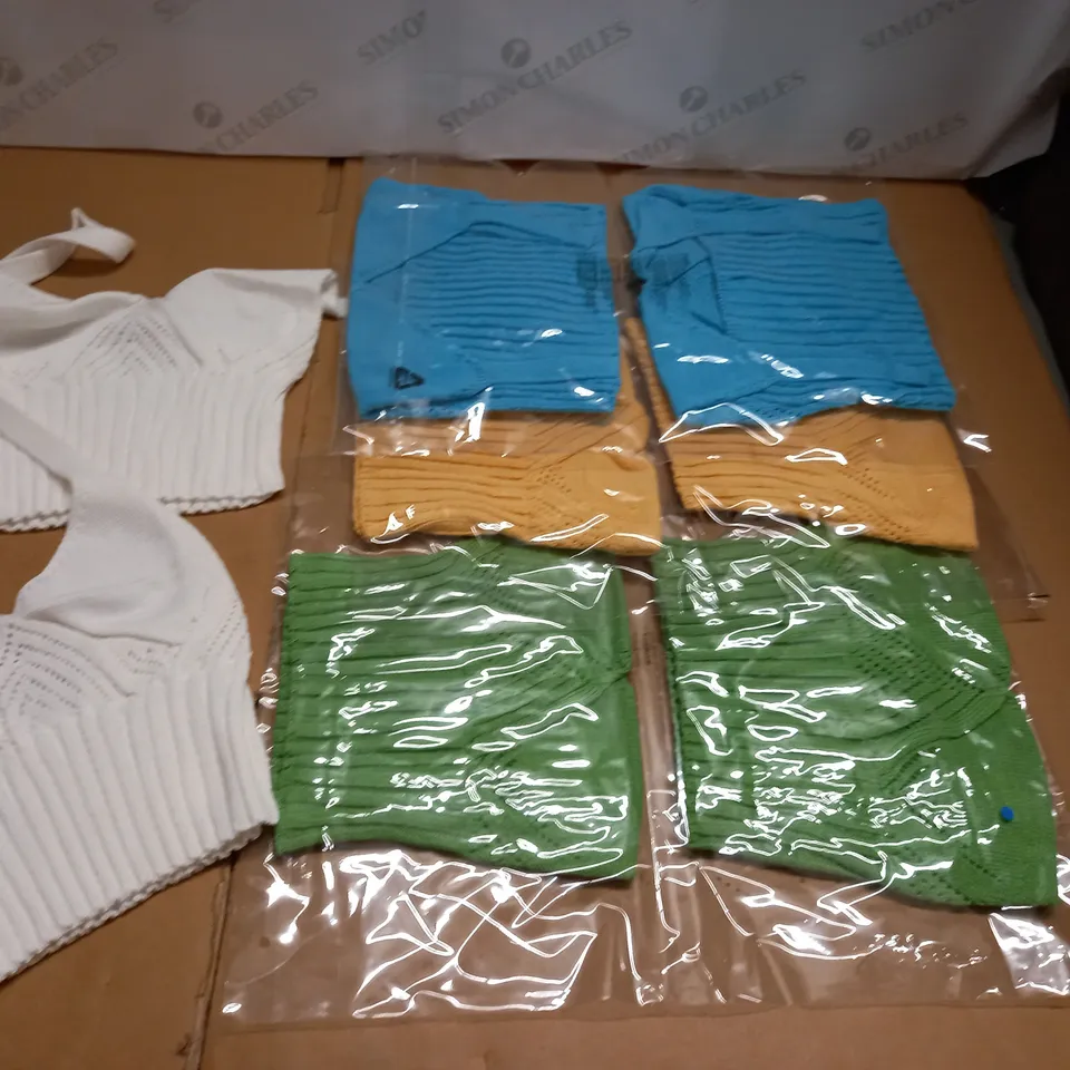 LOT OF APPROXIMATELY 40 AS NEW TIE NECK TOPS - SIZE UNSPECIFIED