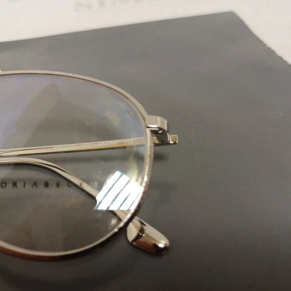 VICTORIA BECKHAM AVIATOR STYLE FASHION GLASSES - SILVER
