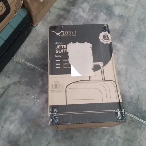 BOXED LUGG - 40CM JETSET SUITCASE IVORY