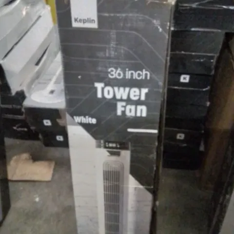 BOXED KEPLIN 36" TOWER FAN -WHITE-
