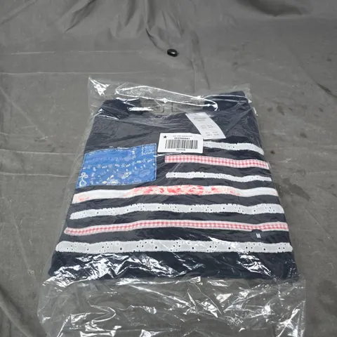 HOLLISTER NAVY KNIT TOP – MEDIUM. BAGGED