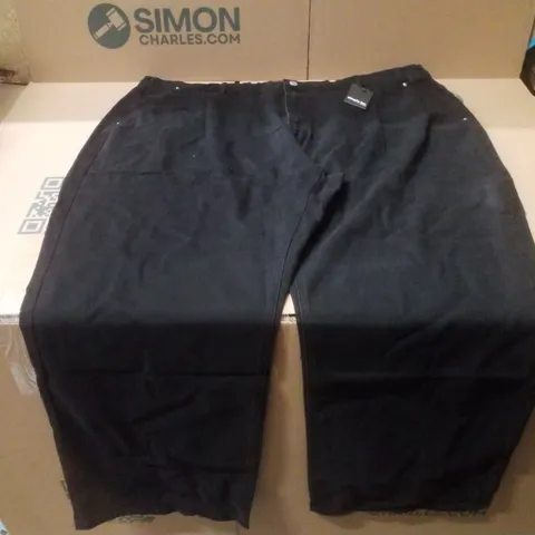 BOX CONTAINING APPROXIMATELY 10 BRAND NEW SIMPLY BE WASHED BLACK PLEAT DETAIL JEANS - SIZE 28L