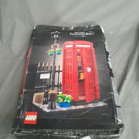 LEGO IDEAS RED LONDON TELEPHONE BOX SET 21347