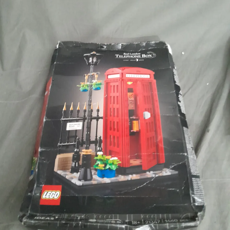 LEGO IDEAS RED LONDON TELEPHONE BOX SET 21347