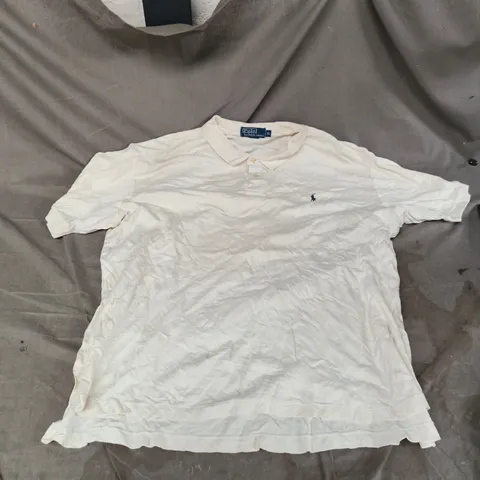 POLO RALPH LAUREN POLO SHIRT – WHITE – UK XL (ORIGINAL: XL)