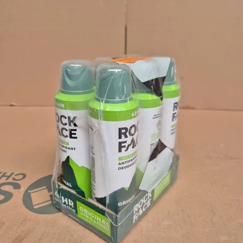 ROCK FACE ANTIPERSPIRANT DEODORANT ORIGINAL CITRUS & REFRESH – PACK OF 6