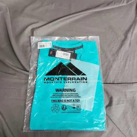 MONTERRAIN LYDER 3.0 SPACE DYE TEE – SEA JET, UK XS