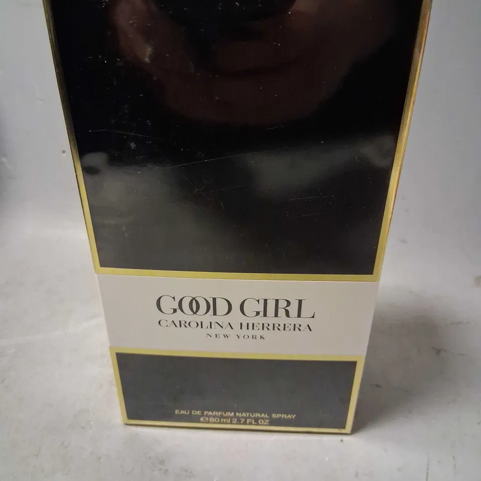 BOXED AND SEALED CAROLINA HERRERA GOOD GIRL EAU DE PARFUM 80ML