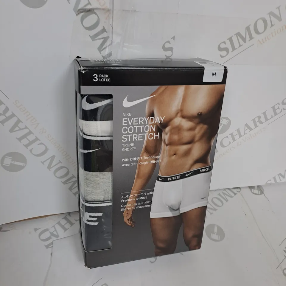 NIKE BOXERS 3X PACK BLACK/WHITE/GREY