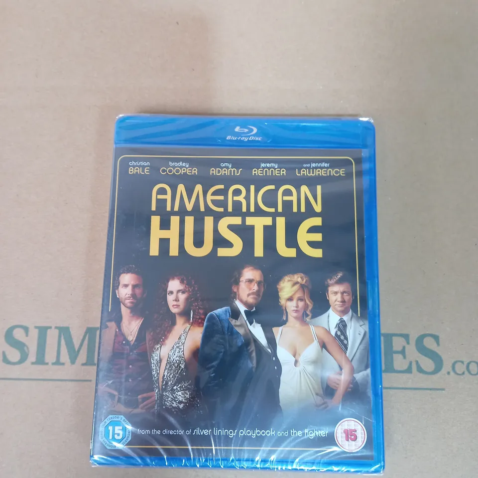 SEALED 'AMERICAN HUSTLE' BLU RAY DISK 